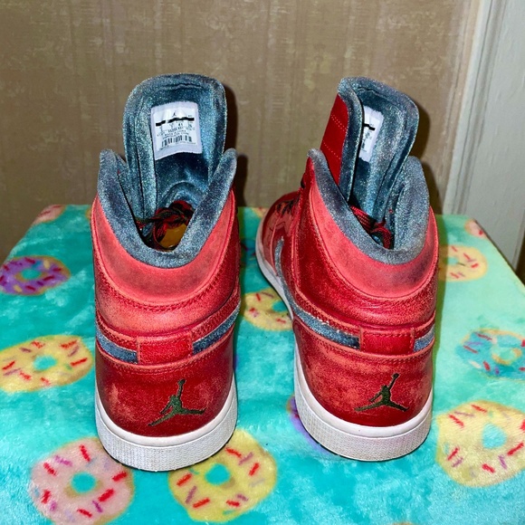 Nike Air Jordan 1 Retro Premium Red GUCCI (2013) main image 5